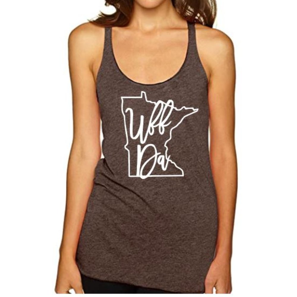 Minnesota Ladies Triblend Racerback Tank Top - Small